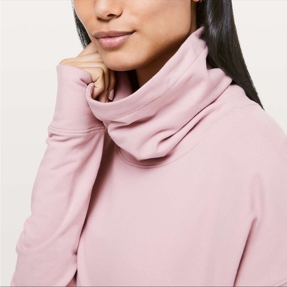 LULULEMON Go Forward Light Pink Pullover Sweater Porcelain Pink Size 4 - Picture 3 of 14